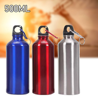 500ml Outdoor Sports  Water Bottle Drinking Kettle Exercise Cycling Camping Water Bottle Drink Cup Aluminum Alloy