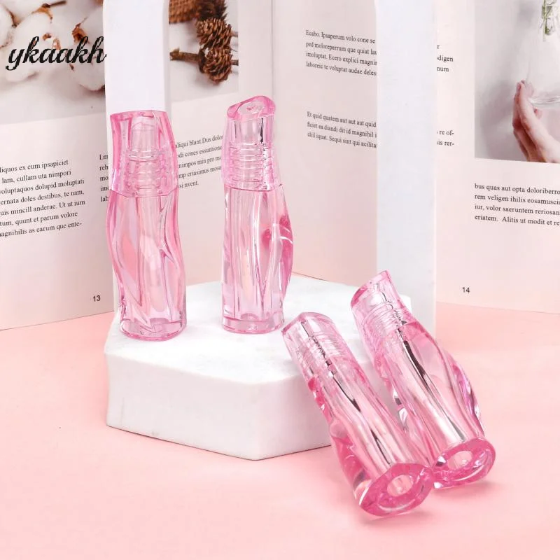 

2.5ml/3ml Wave Lip Gloss Tube Transparent Thick Rod Large Brush Head Empty Bottle Lips Glaze Container Makeup Packaging Material