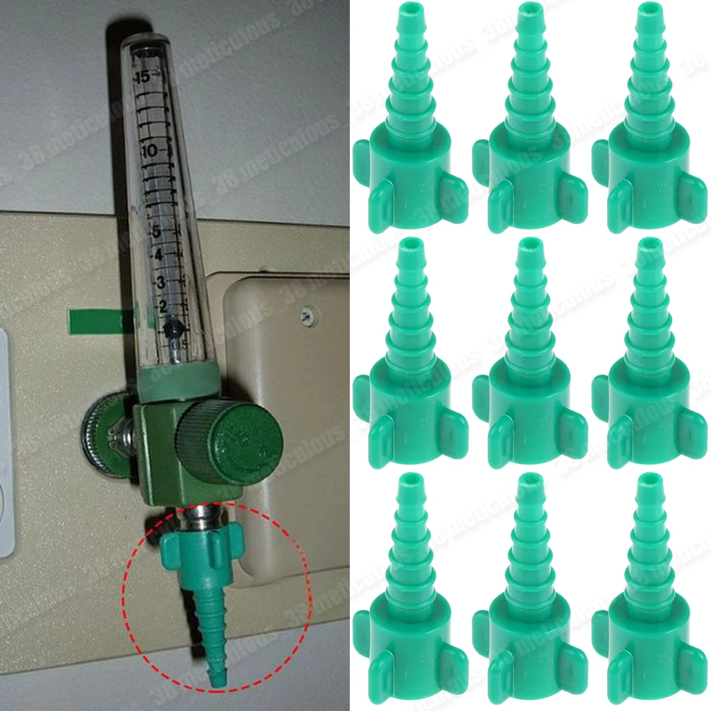 

10 шт. Переходные насадки для кислородного концентратора, универсальные аксессуары для назальных трубок, без увлажняющей чашки