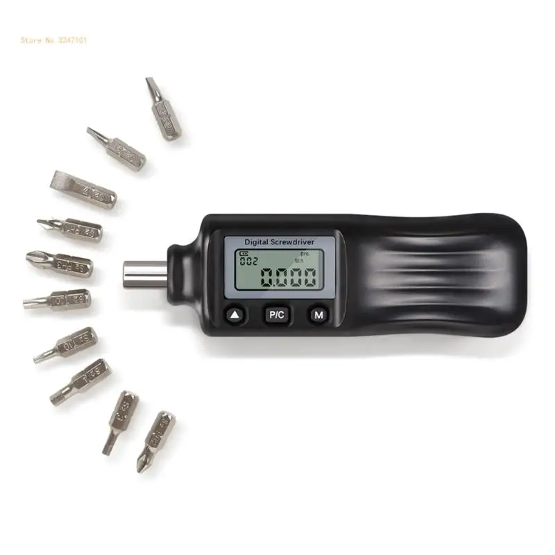 

Precisions Digital Torque Screwdriver 0.4 2Nm Adjustables with Buzzer Dropship