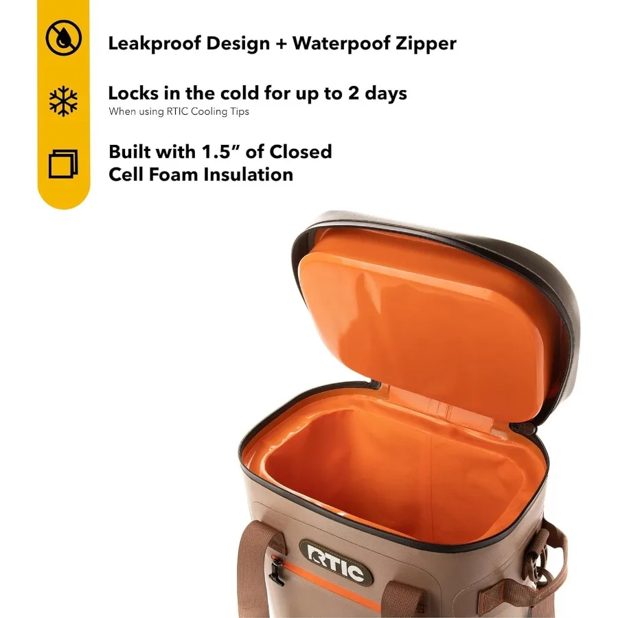 Ультрапрочный мягкий охладитель, 20-банка, изолированная сумка, портативный сундук для льда, обеда, пляжа, напитков, путешествий, кемпинга, пикника, автомобиля Tri