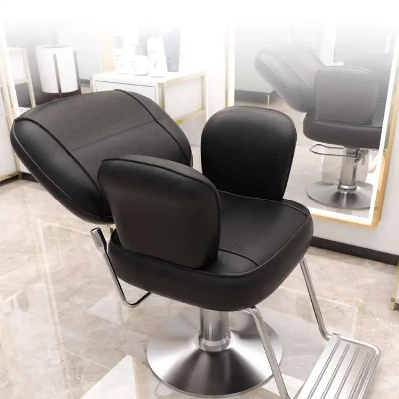 

Barbershop Salon Chair Barber Hydraulic Recline Barber Chairs Hair for Barbershop Salon Equipment Styling Commercial Furniture
