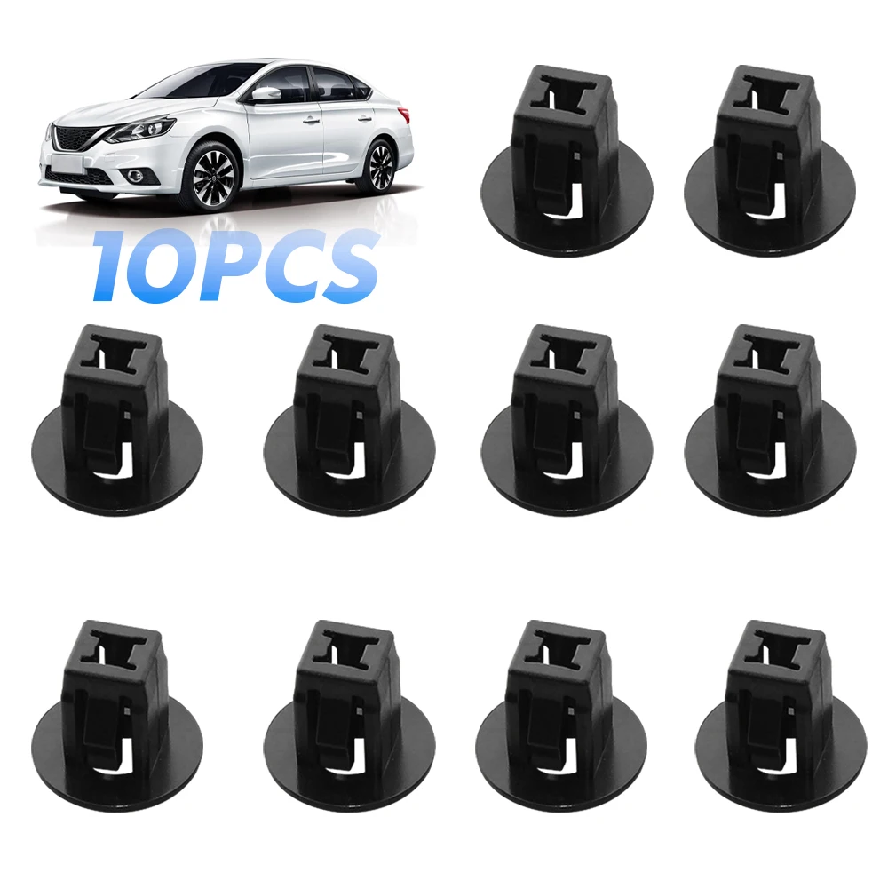 

10pcs Car Fender Liner Flare Retainer Nut Clips Grommet For Nissan Infiniti Nylon Car Accessories 76881-JG00A