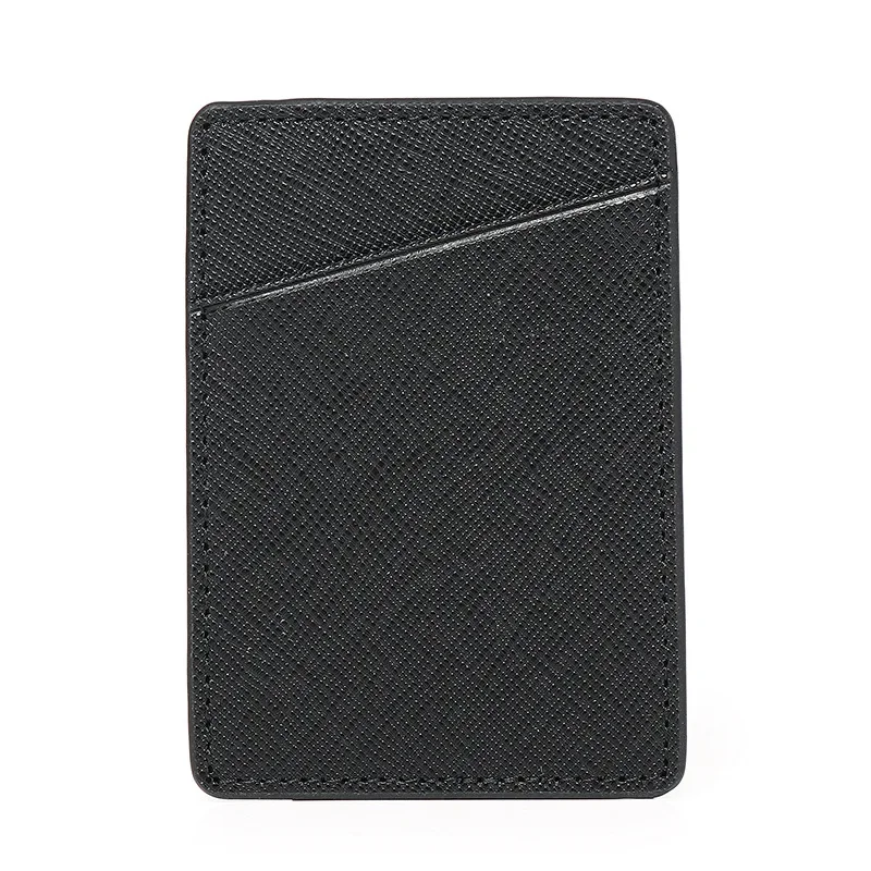 2023 Summer New Creative Cross Grain Ultra-light Multi-card PU Pickup Bag Multi-function Coin Wallet Men's Money Clip