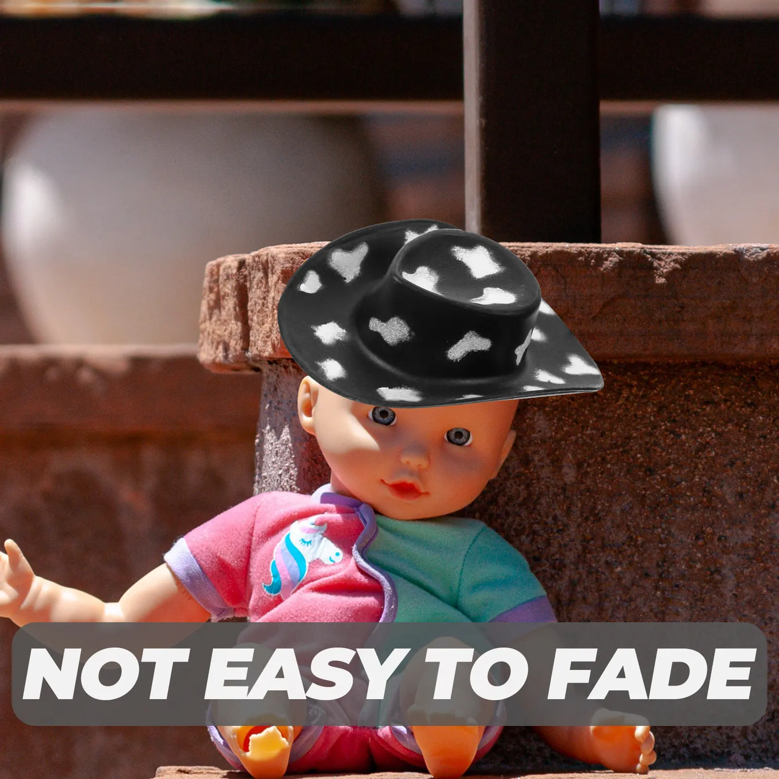 10 Piezas de Mini Sombreros de Vaquero, Accesorios de Estilo Occidental para Manualidades, Decoración, Recuerdos de Fiesta, Adornos para Pasteles, Decoración del Hogar