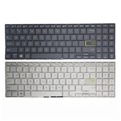 100%New US For Asus VivoBook S15 X513 D513 S513 M513 F513 K513 R513 V5050E English Laptop Keyboard black silver