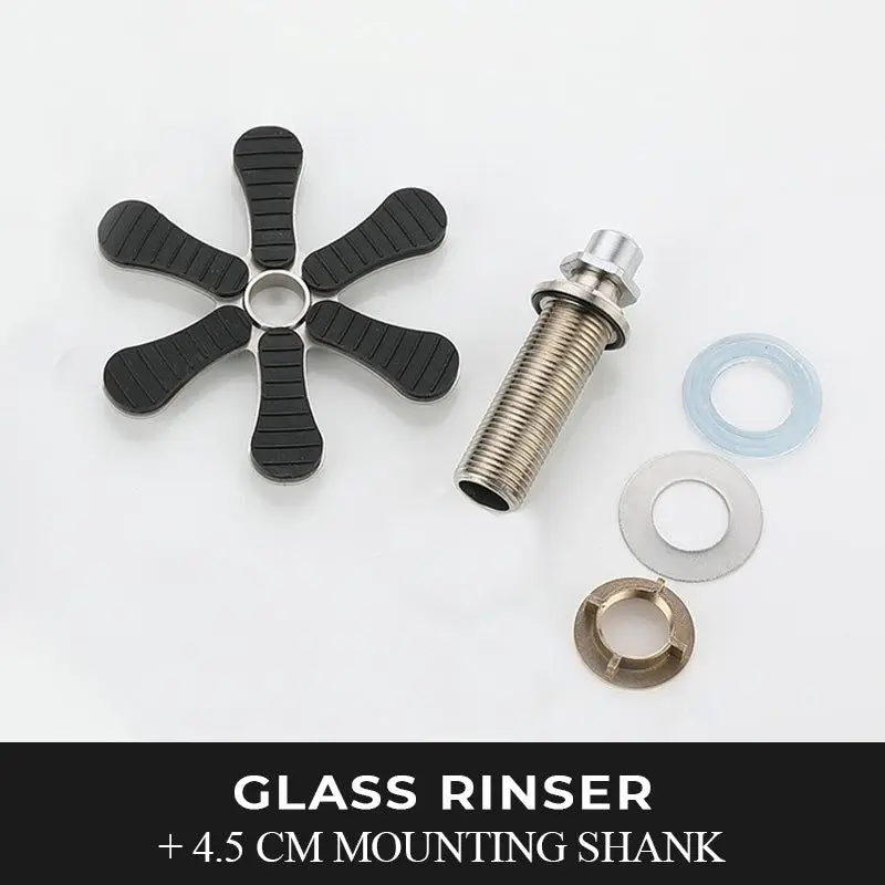 Metal Glass Rinser for Kitchen Sinks Faucet Glass Cup Rinser for Kitchen Sinks Bottle Washer Stainless Steel Kitchen Sink Access