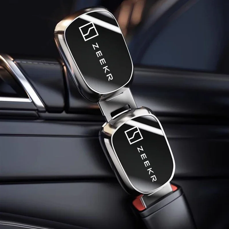 Car Seat Belt Clip Extension Safety Seatbelt Lock Buckle Plug For ZEEKR X Extremely Krypton 001 007 009 Car Accessories