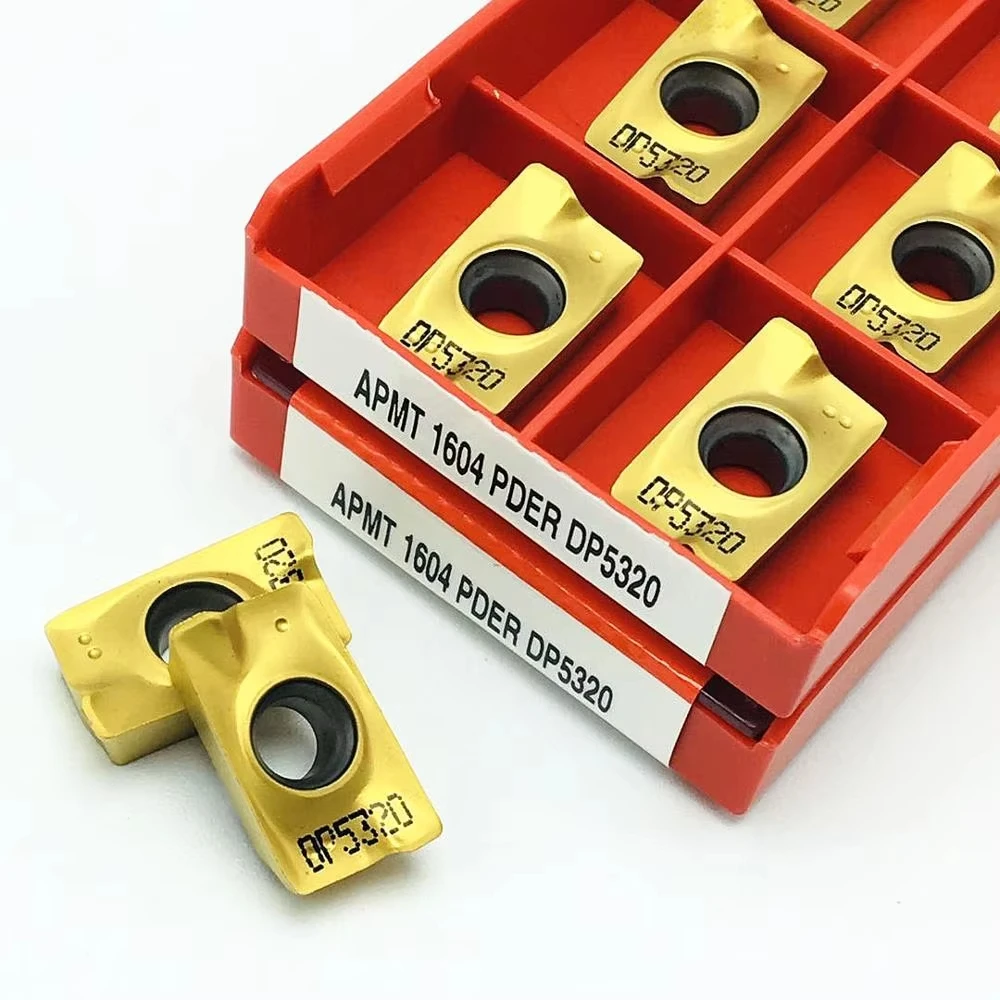 

10Pcs/Box APMT1604 PDER DP5320 Carbide Inserts High-Quality Milling Inserts CNC Lathe Tools Special For Steel Workpieces
