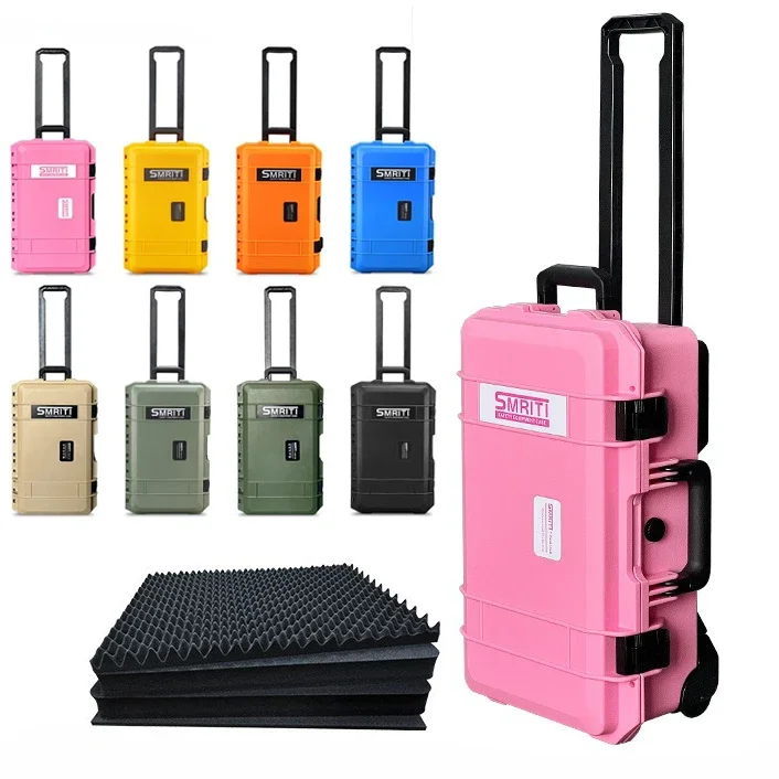 

Multi-functional Plastic Tool Box Safety Protective Draw-bar Box Single-lens Reflex Camera Notebook Photographic Equipment