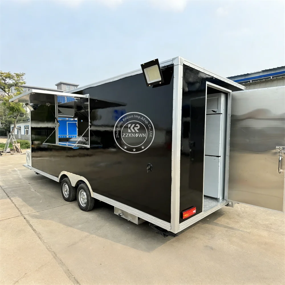 

Мобильный ресторан из нержавеющей стали, передвижной фургон для пиццы, фудтрак для продажи еды, индивидуальные фургоны для пиццы и барбекю, продажа фудтраков.