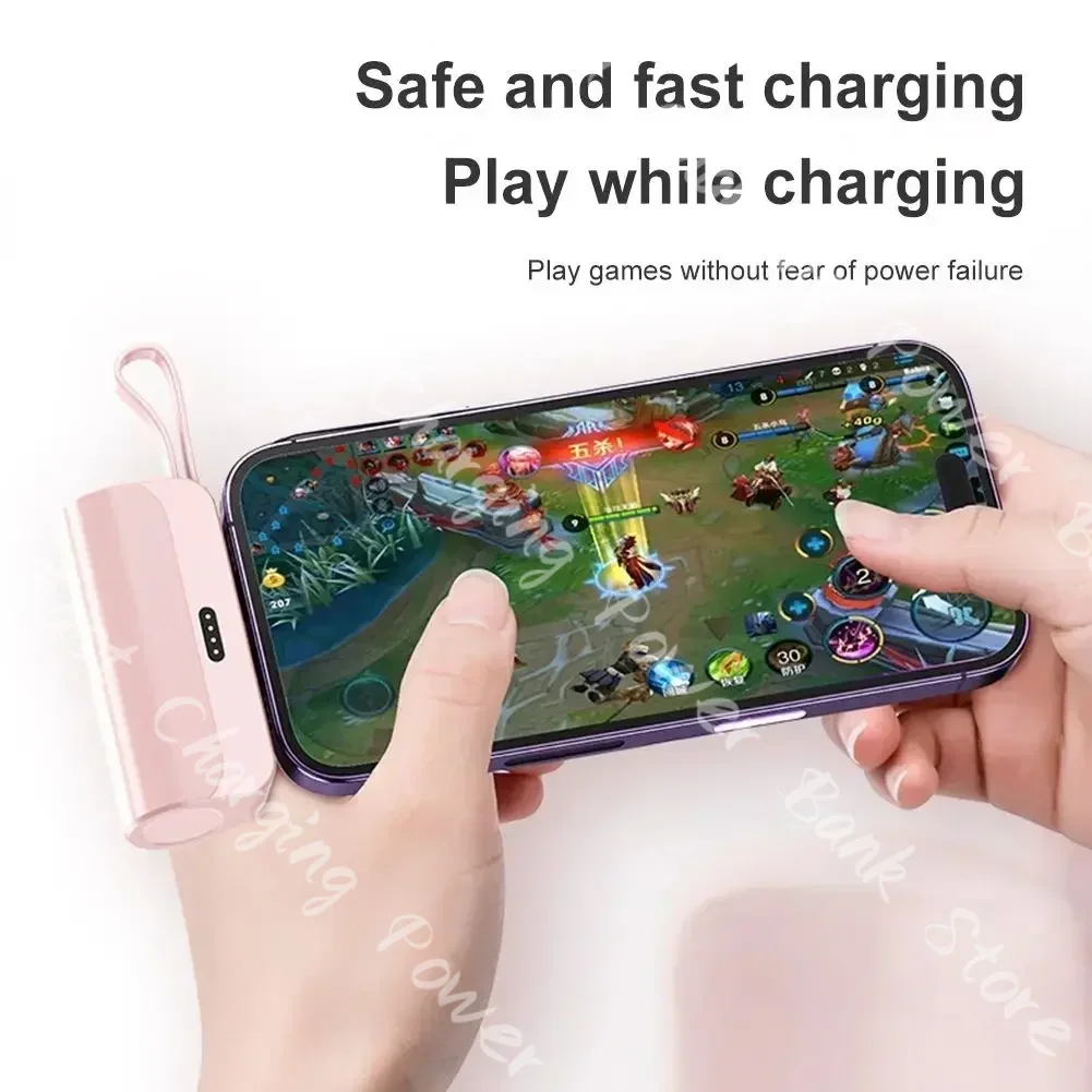 แบตเตอรี่สำรอง Xiaomi Pocket 10000mAh ขนาดกะทัดรัด พกพาสะดวก ชาร์จเร็วสำหรับ iPhone