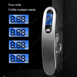 Portable 50kg 10g Digital Scale Electronic Luggage Suitcase Scale Weigh Balance Travel Hand Hanging Steelyard Scale with Belt