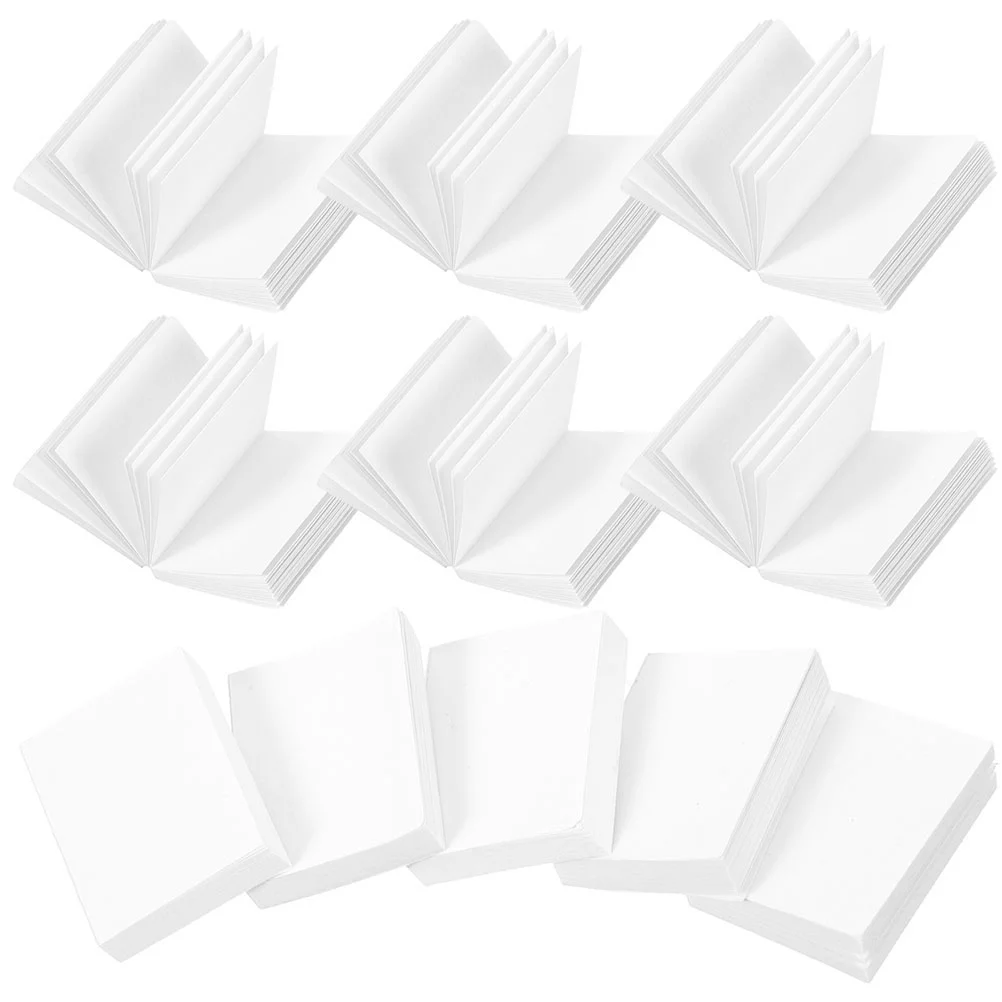 50 Pcs House Book Model Mini Books Decor Small Kit Handmade Materials Decoration White Child