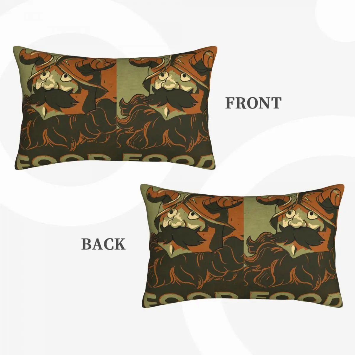 Senshi For Food, Delicious In Dungeon Rectangle Pillowcase Cushion Cover Decor Bedroom Bed Home Comfort Throw Pillow