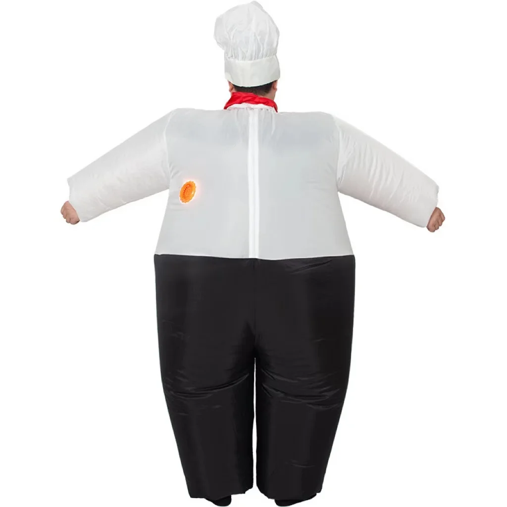 Creative Cute Chef Inflatable Costume Hotel Bar Restaurant Party Performance Props Clothing Funny Kids Adult Event Shows Gifts