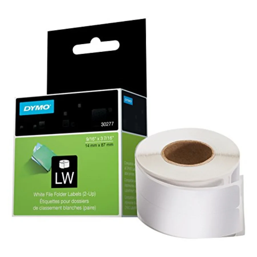 

2-Up File Folder Labels for LabelWriter Printers White 9/16'' x 3-7/16'' 1 Roll of 260 30377