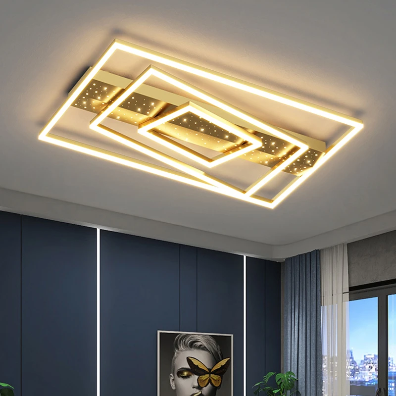 

Living Room Main Lamp Simple Modern Atmosphere Luxury Bedroom Ceiling Lights 2022 New Smart Restaurant Lighting Package Light