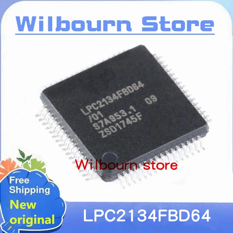 

5PCS~20PCS/LOT LPC2134FBD64 LPC2134FBD64/01 LQFP-64 New original In stock