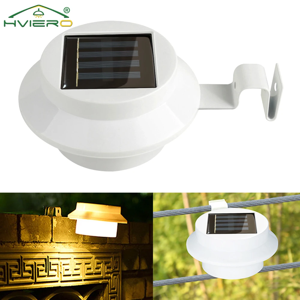 

Solar Wall Lamp 3LED House Home Night Energy Saving Lighting Lamp Corridor Courtyard Outdoor Fence Garden Lawn Park Decoration