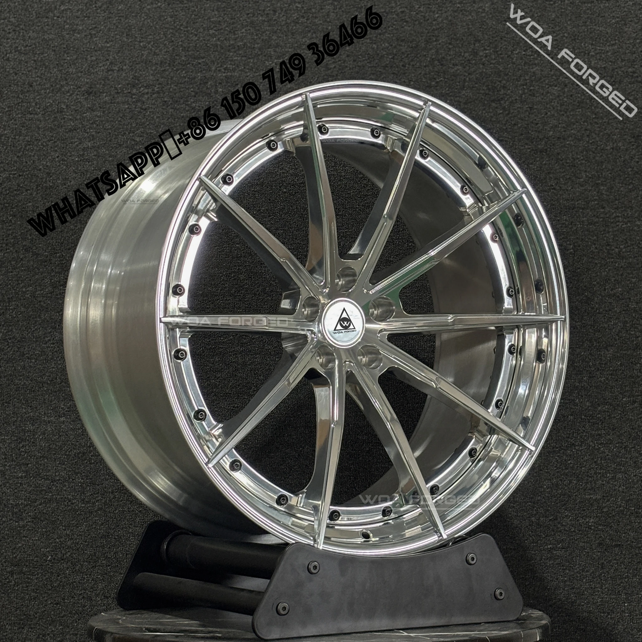 

6061T6 Lightweight Forged Racing Car Wheels 18-23 Inch Two-piece Chrome Offroad 25mm 40mm Spacers Aluminum Wheels for Passenger