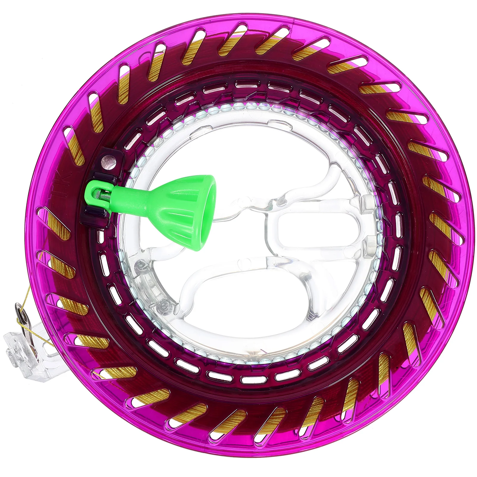 1 set Kite Crystal Purple Kite Winder 400m Line ABS Anti Kids Supply Shatter Bearings Spool Winder Supply