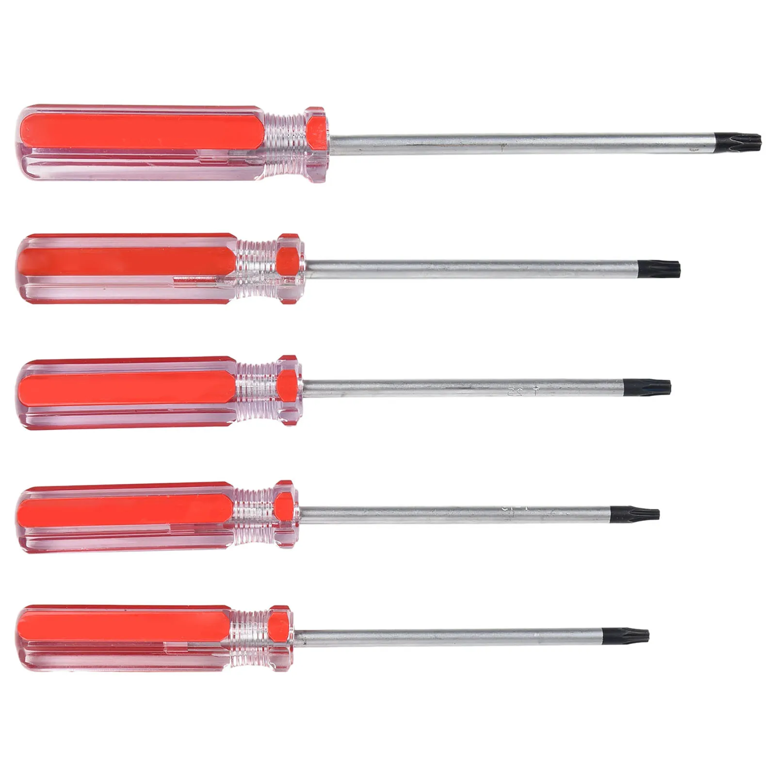 5Pcs Alloy Steel Torx Screwdriver Set Magnetic Torx Star Bit Driver Security Screwdriver Screw Driver Repairing Opening Tool