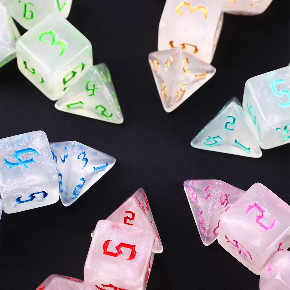 

Toy Gift Polyhedral Entertainment Board Games Playing Games Resin Desktop Game Dice Polyhedral Dices Game Dice Game Toys