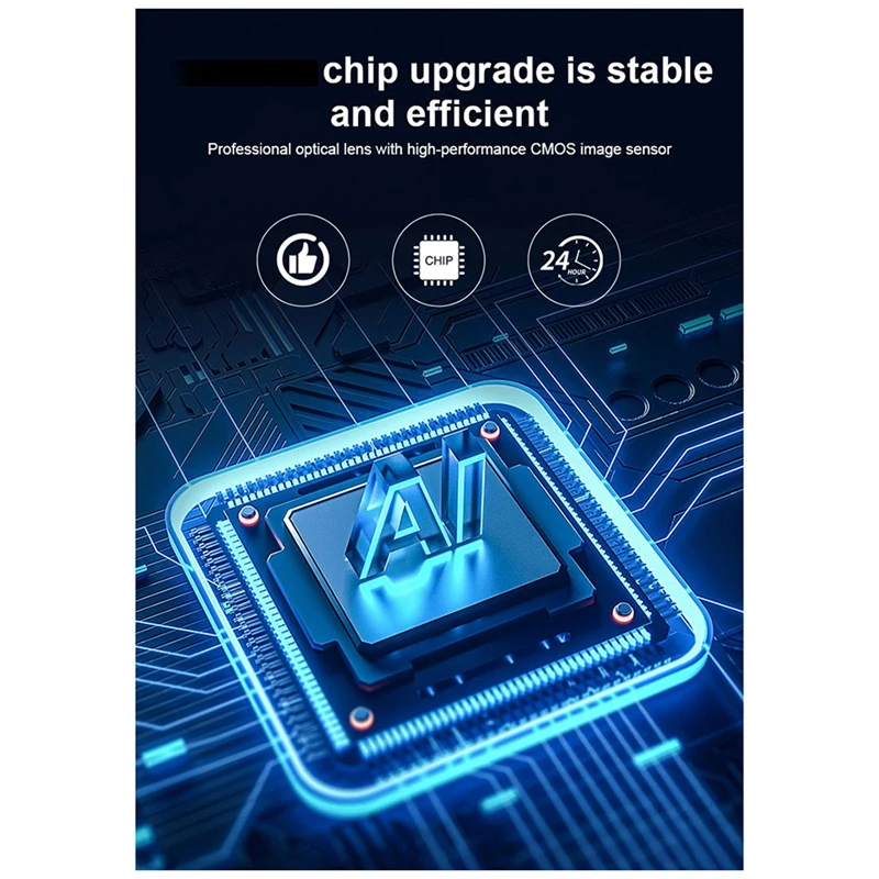 Beveiligingscamera Met 360 °, Kleur Nachtzicht/Hd/Spotlight/Voice Intercorm Eu Plug