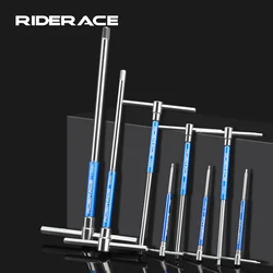 Professional Bicycle Allen Hex Key Wrench Lengthened T-shaped Wrench Hand Sturdy Durable Bike Repair Tool 2/2.5/3/4/5/6/8/10mm