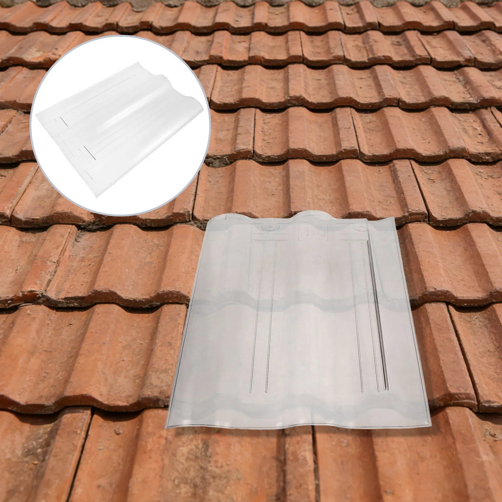 Clear Corrugated Polycarbonate Roofing Panel Cuttable Transparent Plastic Uv Resistant Greenhouse Roof Cover Patio Deck Shelter