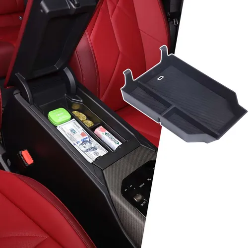 Organizador de caja de almacenamiento de reposabrazos de coche para BMW X3 G45 ‌   2025 2026 Caja de almacenamiento para consola central Bandeja contenedor Accesorios interiores