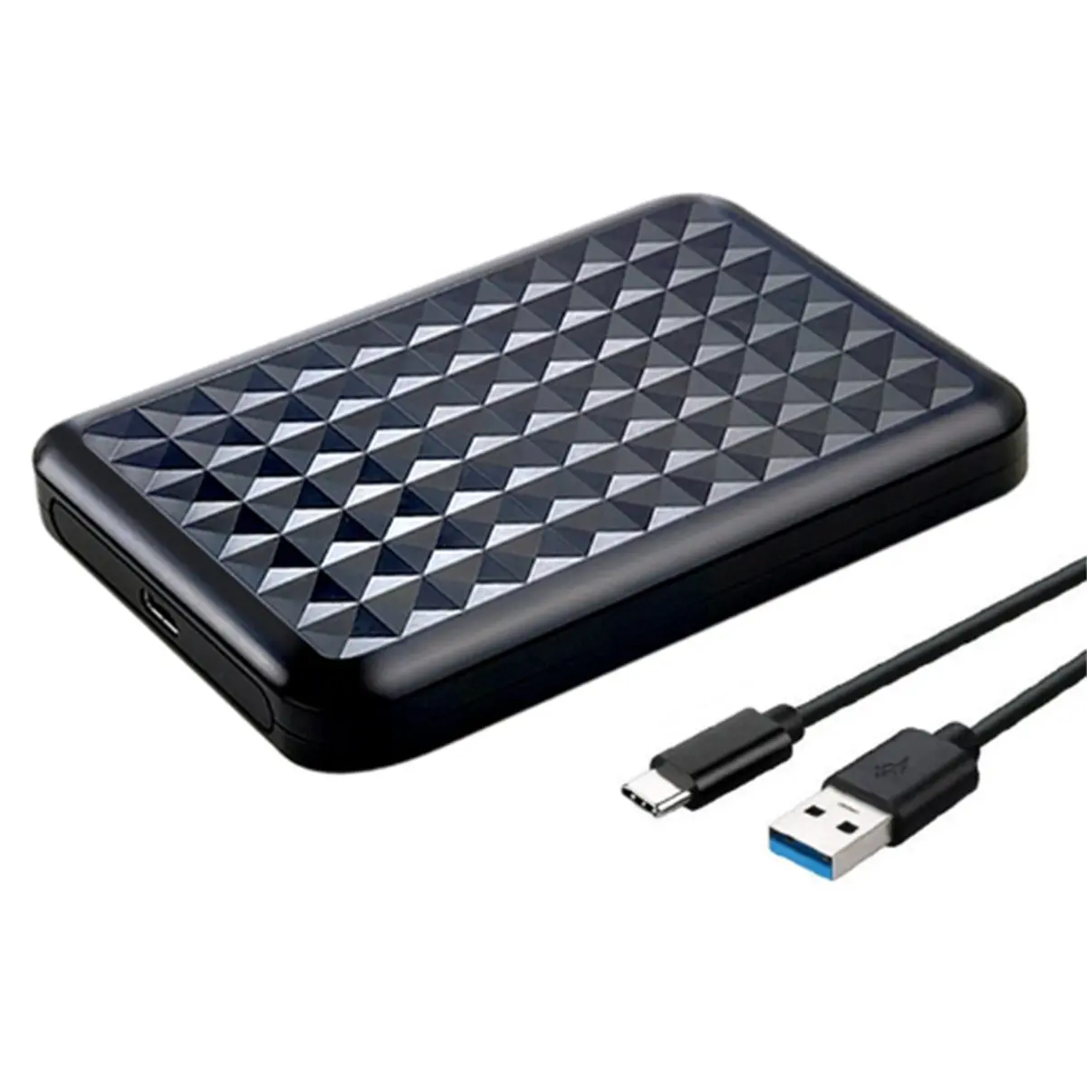 [HUND Store]~USB3.0 HDD Enclosure 2.5inch Serial Port SATA SSD Hard Drive Case Support 6TB Transparent Mobile External HD Case