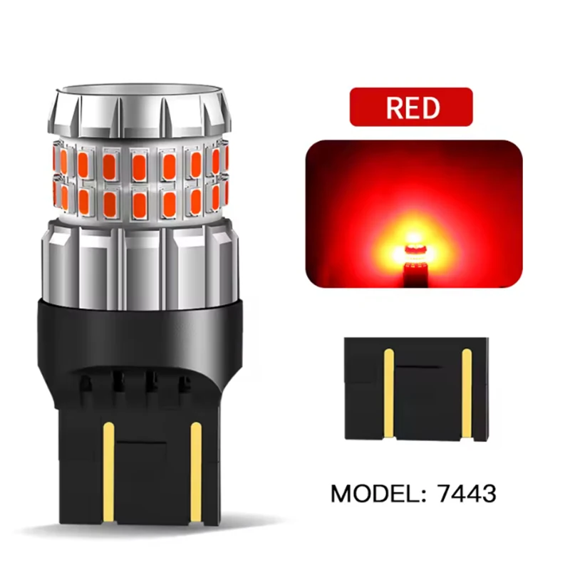 2PCS P21W P21/5W W21/5W Led-lampe T25 3157 1156 T20 BA15S 1157 BAY15D LED Canbus Licht Auto Reverse Bremse Schwanz Blinker Lampe