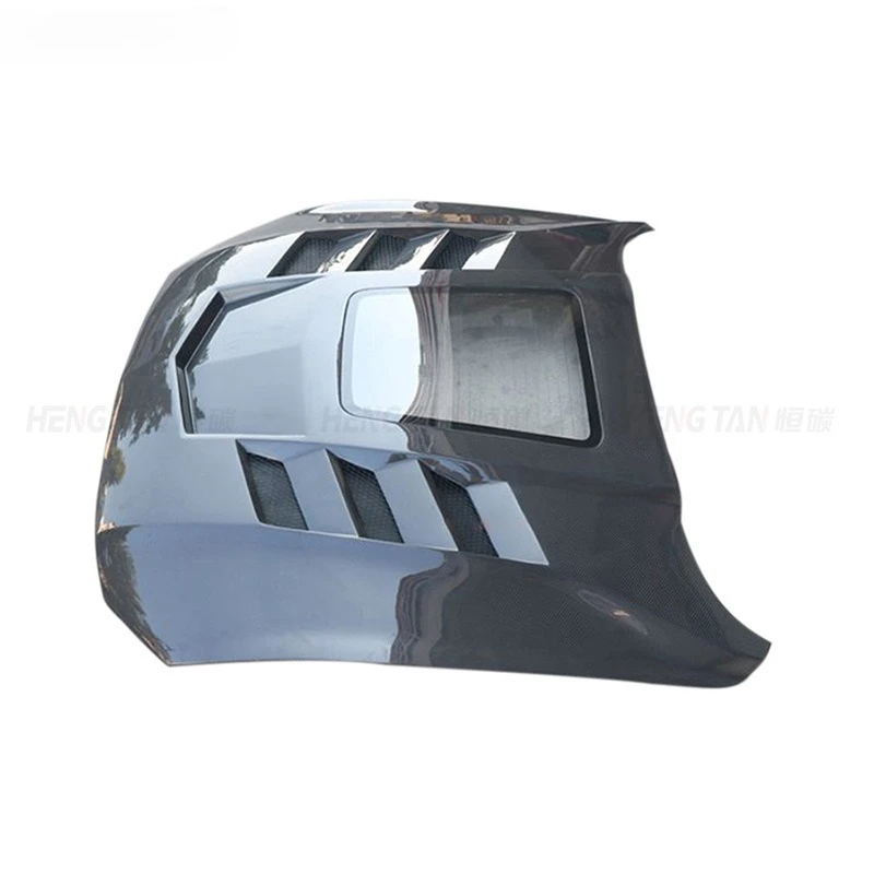 

Suitable for 15-19 Ford Mustang modified carbon fiber transparent hood, hood hood