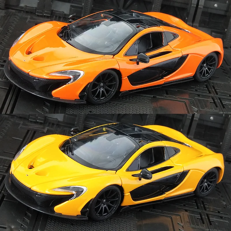 Mclaren-金属製のおもちゃの車,合金の車のモデル,ダイキャスト,スケール1:24,子供へのギフト