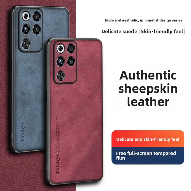 DEYI ينطبق ZTE Nubia RED MAGIC 11 pro حافظة هاتف محمول جلد الغنم الأعمال غطاء حماية غير رسمي