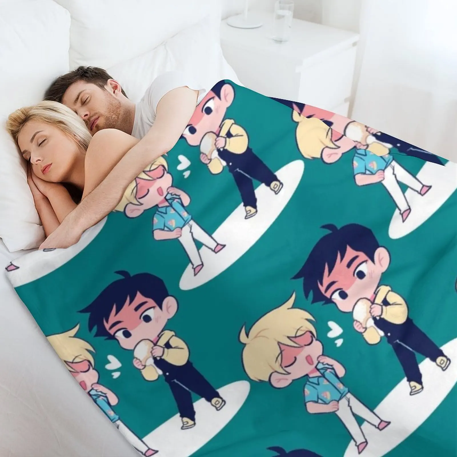 بطانية رمي الإعدادية x كيفن قيلولة سرير صيفي بطانيات مخصصة للسرير #4