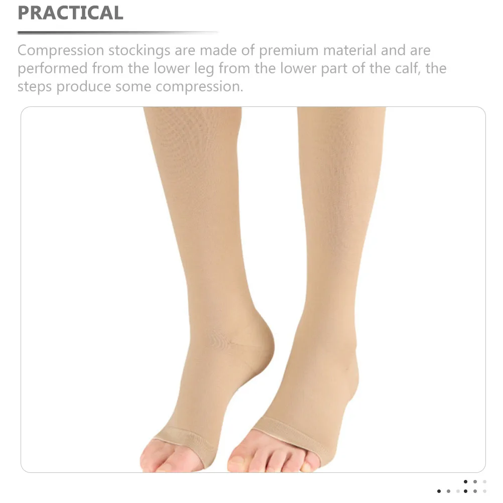 

Compression Socks Elastic Calf Women Supplies Stockings Leg Support Pressure Thin Stretchable Calf Socks Stretchable Stockings
