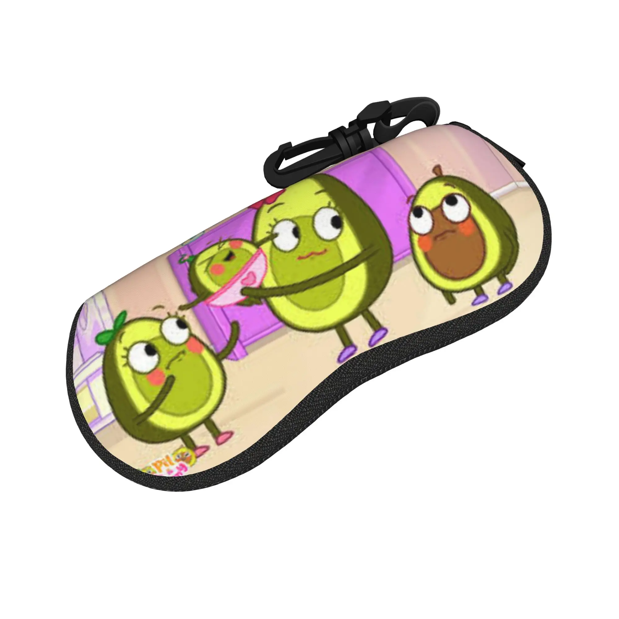 Lovely Pit and Penny Glasses Case Protective Box  Sunglasses Storage Box Cartoon Eye Contacts Case