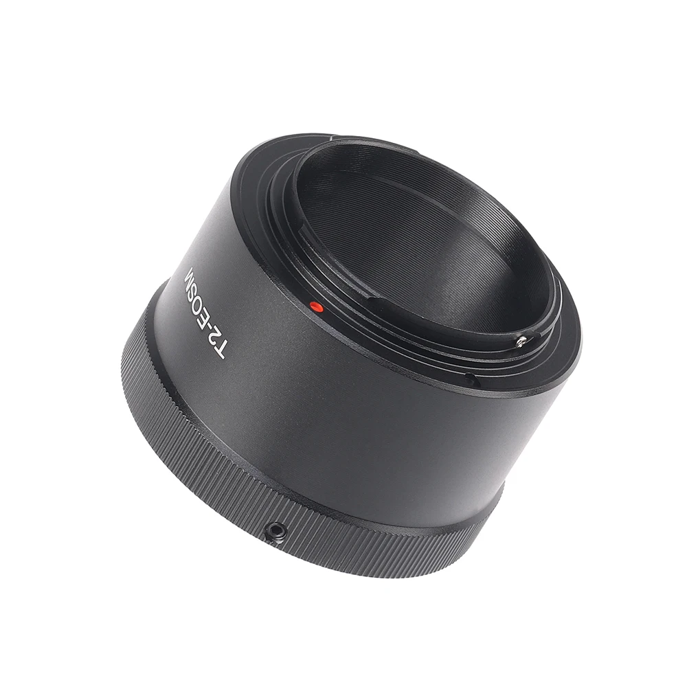 T2 Lens Mount Anel Adaptador para Canon EOS M M1 M2 M3 M4 M5 EF-M Câmera Mirrorless