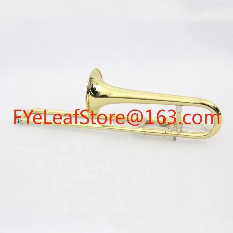 High quality professional trombone Brass Body Gold Lacquer chinese soprano trombone