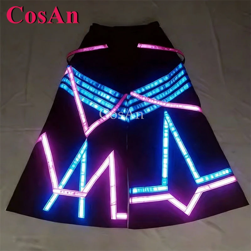 

CosAn New AUS Style Reaper Phat Pants Melbourne Shuffle Ghost Dance Pants Fashion Bell-bottoms Reflective Trousers For Unisex