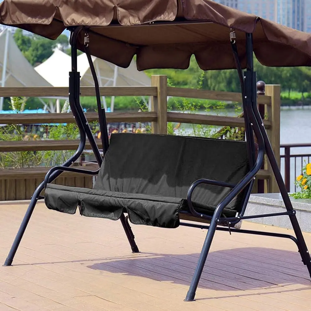 

Valentine'S Day Carnival Swing Seat Cushion Cover Set, 150X50X10Cm/59.1X19.7X3.9In Outdoor Swing 3‑Seat Chair Waterproof