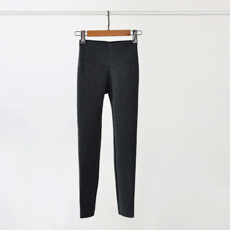 High Waist ey Yoga Pants Women's Autumn New Sle Slimming  Pants Long Trousers Comfortable Cotton Stretch Fabric