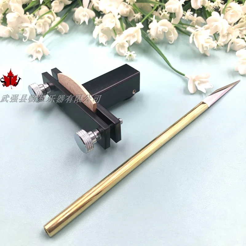 Coder Repair 1 set Metal Making Violin Tool+redressal Violin bridge cutter knife Blade,Luthier repair/install tools