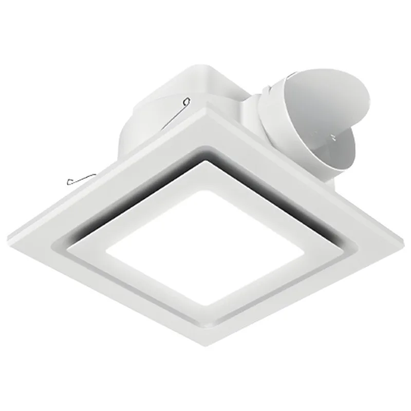 110V US EU standard LED exhaust fan light two in one ceiling silent bathroom ventilation fan