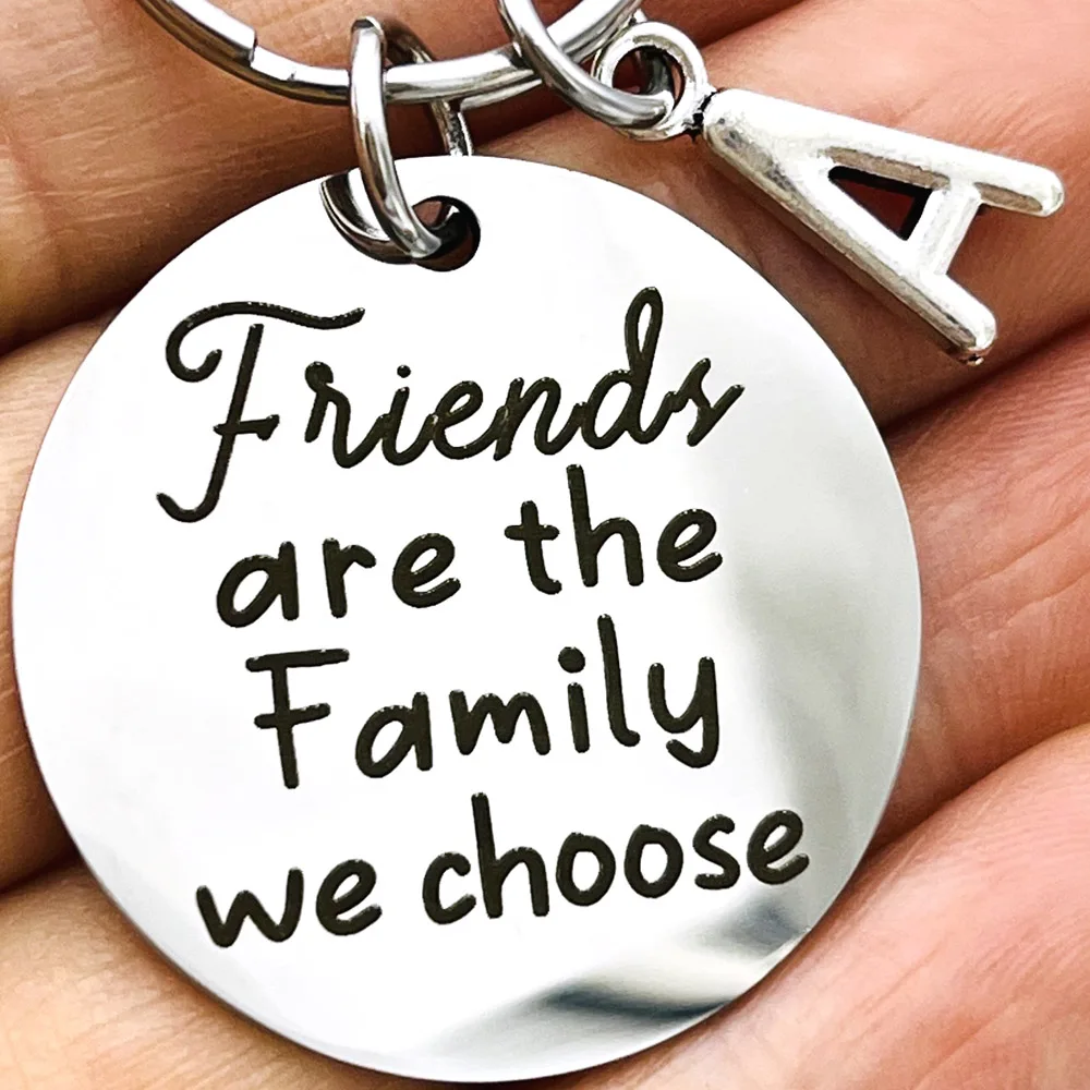 Best Friend Gift Christmas Birthday Gifts Friendship Gifts for Friends Friends are The Family We Choose Keychain