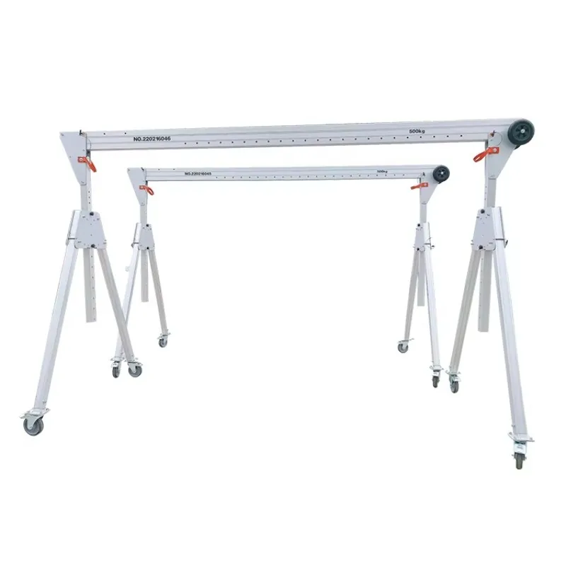 

Folding Small Electric Portable Mobile Aluminium Gantry Crane 1ton 2ton 3ton 5 Ton