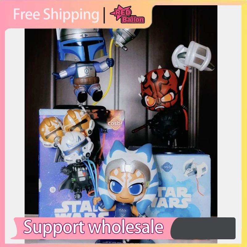 本物のホットトイズ-スターウォーズ-バルーン-cosbi-ブラインドボックス-ウェーブ-2、デザイナービニールミニフィギュア、かわいいコレクタブルアートトイ